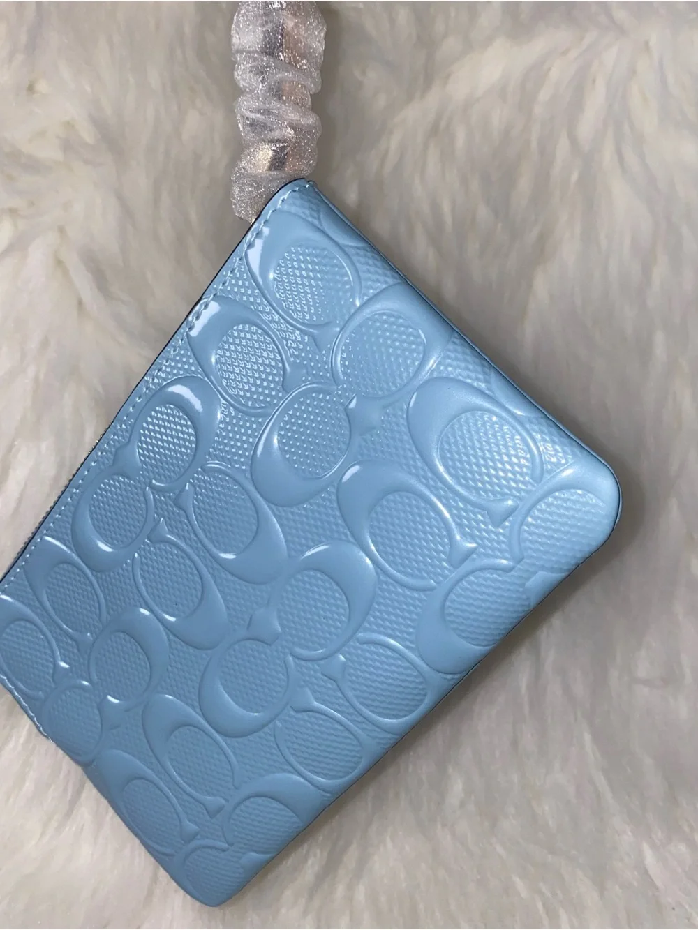 Coach leather Corner Zip Wristlet In Signature Leather New - Picture 5 of 12